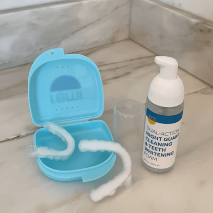 Night Guard Cleaning + Teeth Whitening Foam