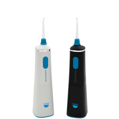 Remi Wellness Cordless Water Flosser in charcoal